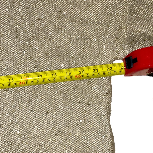 #3-Allen B. by Allen Schwartz Embellished
Sweater Champaign with Sequins, Size L - Picture 6 of 8